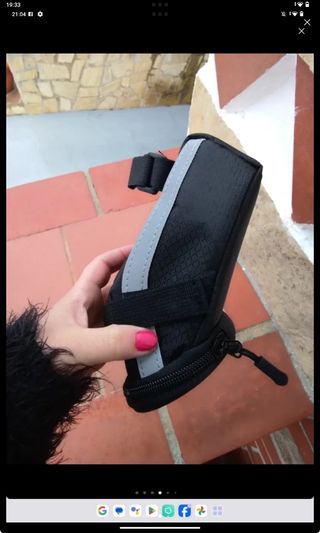 Bolsa de cola para bicicleta 