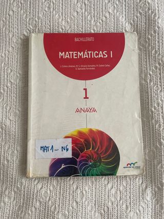 Matemáticas I.