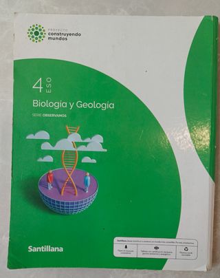 Libro Biología 4° ESO. ISBN: 978-84-680-5000-3