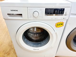 GARANTÍA. LAVADORA SIEMENS 8 KILOS 1200 A+++