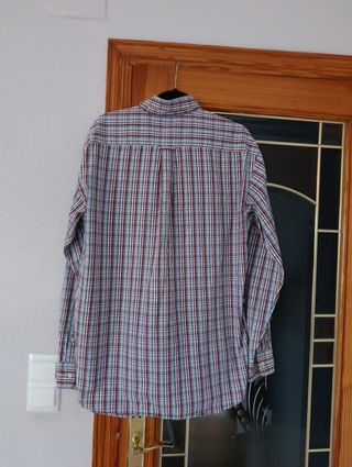 Camisa GANT a cuadros azul y rojo