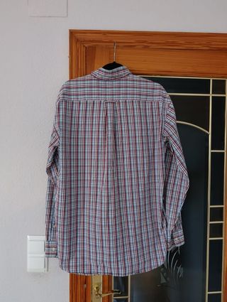 Camisa GANT a cuadros azul y rojo