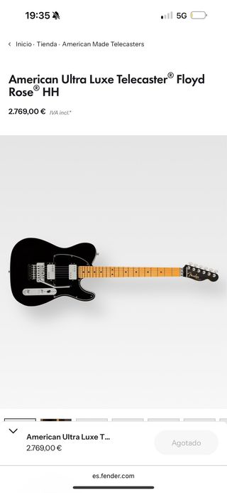 Fender Telecaster Ultra Luxe Floyd Rose HH