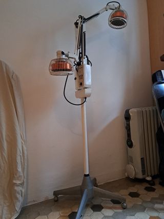 Lampara de calor doble