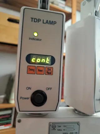 Lampara de calor doble