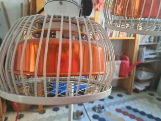 Lampara de calor doble