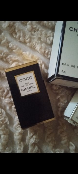 Miniaturas Chanel N°19, Coco,y Cristalle.
