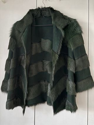 Chaquetón Mebytere Piel y Cuero Verde
