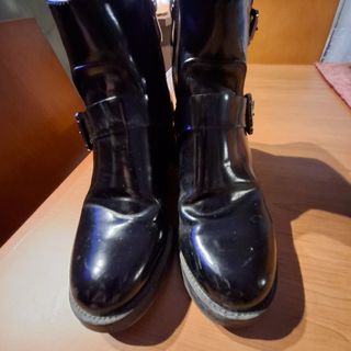    Botines Marron Negro de  Charol precio 2 URGE!!