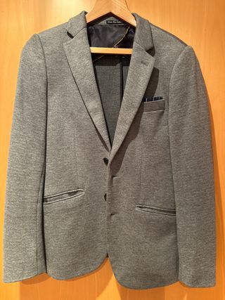 Americana Scotch & Soda Gris Talla S, Slim Fit 