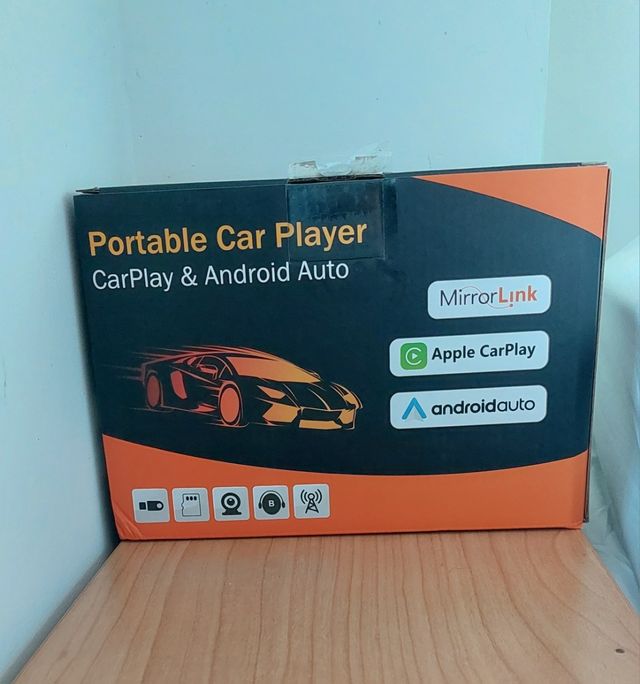 Reproductor Coche Portátil CarPlay Android Auto 