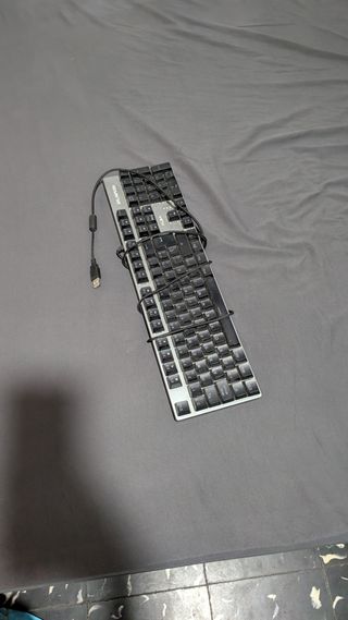 Teclado BalamRush Plateado y Negro