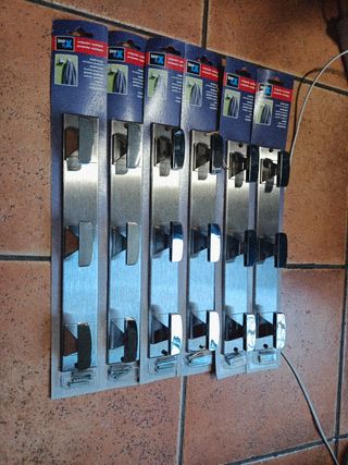 Colgador triple INOFIX plateado