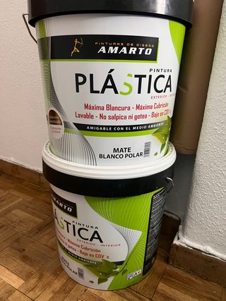 Pintura Plástica Amarto Blanco Polar Mate