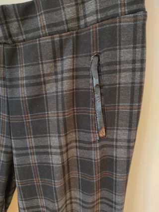 Pantalón de cuadros mujer