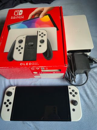 Nintendo Switch OLED Blanca