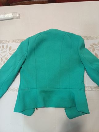 Chaqueta verde mujer