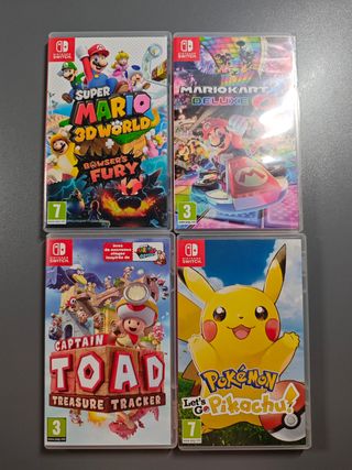 Lote de 4 juegos para Nintendo Switch