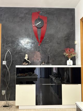 Cómoda / Aparador Salón Negro y Blanco