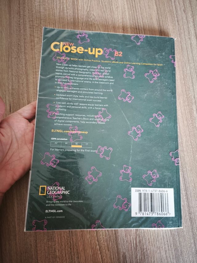 Libro de inglés/Close Up/nacional geographic EOIB2