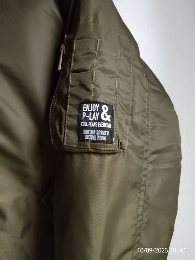 Giacca bomber Top Gun bambino verde 9- 10 anni