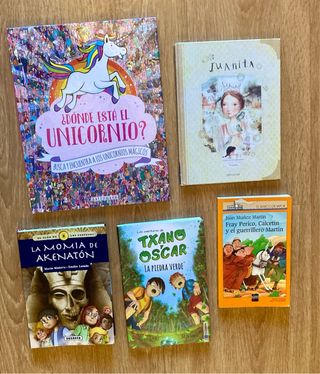 Pack 5 libros infantiles