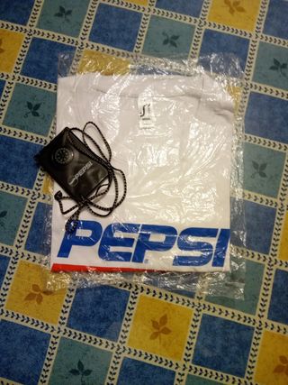 Camiseta Pepsi Blanca y Brújula Sin Estrenar