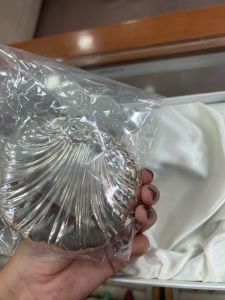 Concha bautismo plata laminada nueva