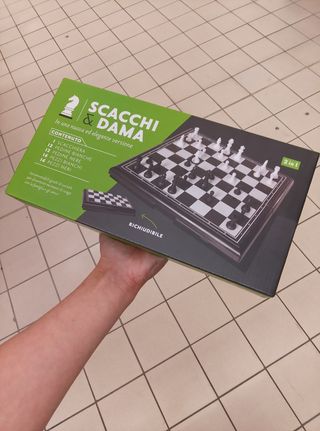 Scacchi e Dama gioco da tavolo 2 in 1