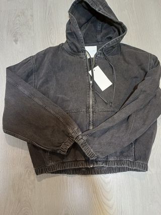 Cazadora vaquera negra Talla M