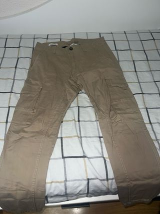 Pantalón cargo Jack & Jones beige