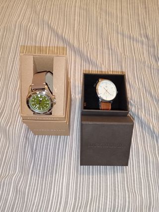 Reloj Alvaro Moreno Verde y Marrón 