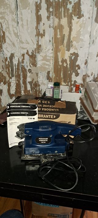 Lijadora orbital 135W Ponceuse Vibrante