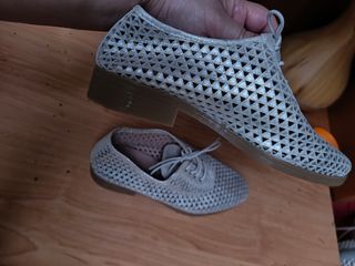 Zapatos Pitillos Piel dorados/ plateados