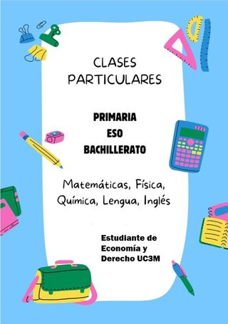Profesor de Primaria, ESO y Bachillerato
