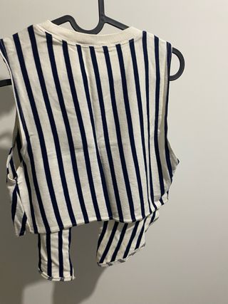 Blusa ZARA Rayas Azul