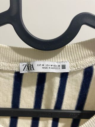 Blusa ZARA Rayas Azul