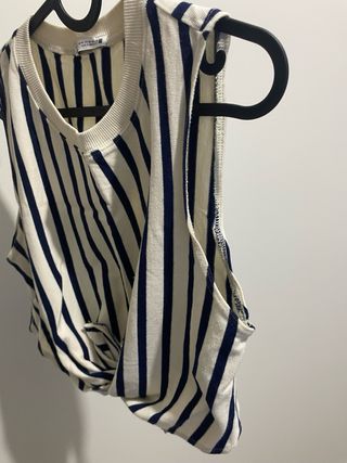 Blusa ZARA Rayas Azul