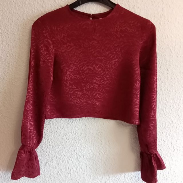 Crop H&M Manga Larga