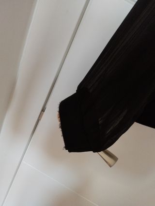 Chaqueta Bomber Zara Negra Entretiempo