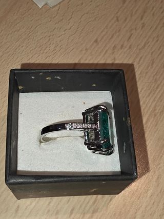 Anillo Plata Turmalina Paraiba