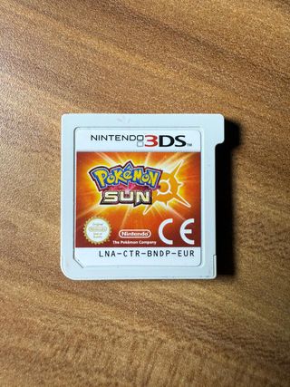 Pokémon Sol Nintendo 3DS Cartucho