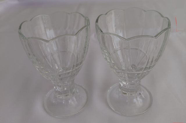 Juego de 2 copas de helado vintage