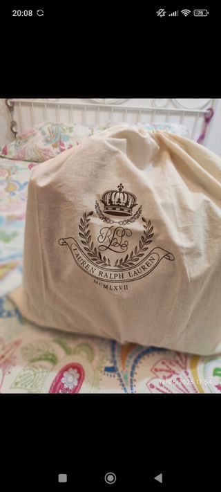 Bolso Tote Ralph Lauren tono vaquero