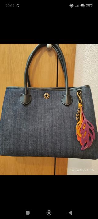 Bolso Tote Ralph Lauren tono vaquero