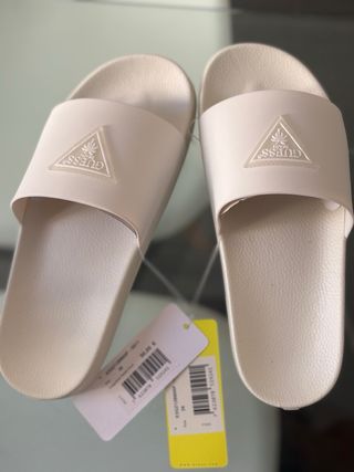 Chanclas Guess Beige Originales