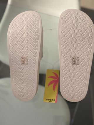 Chanclas Guess Beige Originales