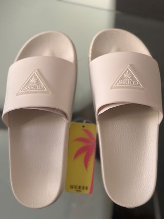 Chanclas Guess Beige Originales