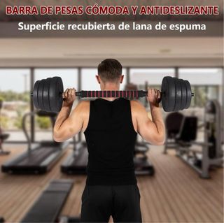 Mancuernas Ajustables 40kg Set con barra