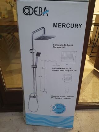 Conjunto de ducha CDEBA Mercury sin estrenar